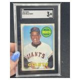 1969 Topps Willie Mays Baseball Card