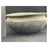 Engraved Caddo Bowl broken & glued Indian Artifact