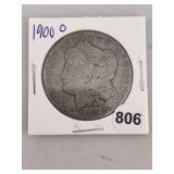1900 O Morgan Silver Dollar Coin