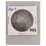 1901 O Morgan Silver Dollar Coin