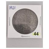 1921 Morgan Silver Dollar Coin