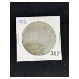 1923 Peace Silver Dollar Coin
