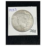 1923 S Peace Silver Dollar Coin