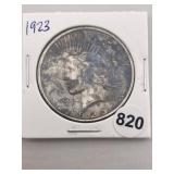 1923 Peace Silver Dollar Coin