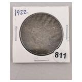1922 Peace Silver Dollar Coin