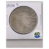 1926 S Peace Silver Dollar Coin