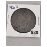 1900 S Morgan Silver Dollar Coin