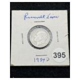 1954 D Roosevelt Dime Coin