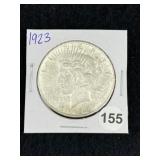1923 Peace Silver Dollar Coin