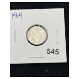 1964 Roosevelt Dime Coin