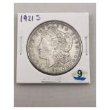1921 S Morgan Silver Dollar Coin