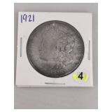 1921 Morgan Silver Dollar Coin