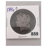 1896 O Morgan Silver Dollar Coin