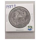 1887 O Morgan Silver Dollar Coin