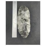 Obsidian Chipped Blade Indian Artifact Arrowhead