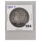 1899 O Morgan Silver Dollar Coin