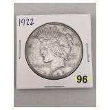 1922 Peace Silver Dollar Coin