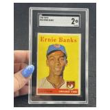 1958 Topps Ernie Banks Baseball Card