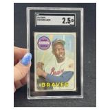 1969 Topps Hank Aaron Baseball Card