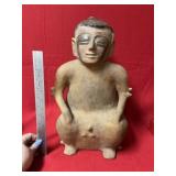 Human Effigy Stirrup Bottle with Sam Johnson COA f