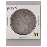 1923 S Peace Silver Dollar Coin