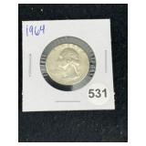 1964 Washington Quarter Coin