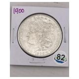 1900 Morgan Silver Dollar Coin