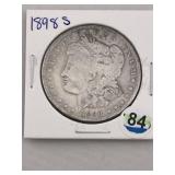 1898 S Morgan Silver Dollar Coin