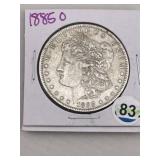 1885 O Morgan Silver Dollar Coin