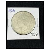 1925 Peace Silver Dollar Coin