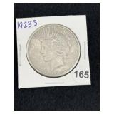 1923 S Peace Silver Dollar Coin