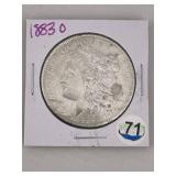 1883 O Morgan Silver Dollar Coin