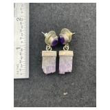 Pair of Sterling Silver Earrings