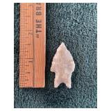 Texas Point Indian Artifact Arrowhead