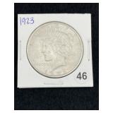 1923 Peace Silver Dollar Coin