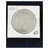 1923 S Peace Silver Dollar Coin