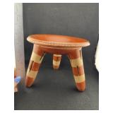 Pre-Columbian Tri-Pod with Rattle Legs, great pain