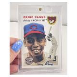 Ernie Banks Hand Signed Authentic Autograph Baseba