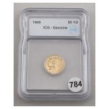1909 ICG - Genuine $2.5 Gold Indian Quarter Eagle