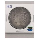 1921 Morgan Silver Dollar Coin