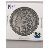1921 Morgan Silver Dollar Coin