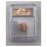 2025 ICG MS67 Last Year of Issue Penny Coin