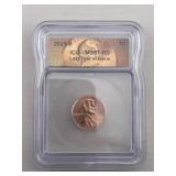 2025 ICG MS67 Last Year of Issue Penny Coin
