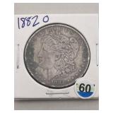 1882 O Morgan Silver Dollar Coin