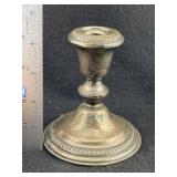 Sterling Silver Weighted Candle Holder