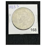 1923 S Peace Silver Dollar Coin