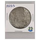 1925 S Peace Silver Dollar Coin