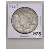 1926 S Peace Silver Dollar Coin