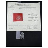 Clovis with Thomas Matthews COA from North Carolin