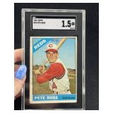1966 Topps Pete Rose Baseball Card